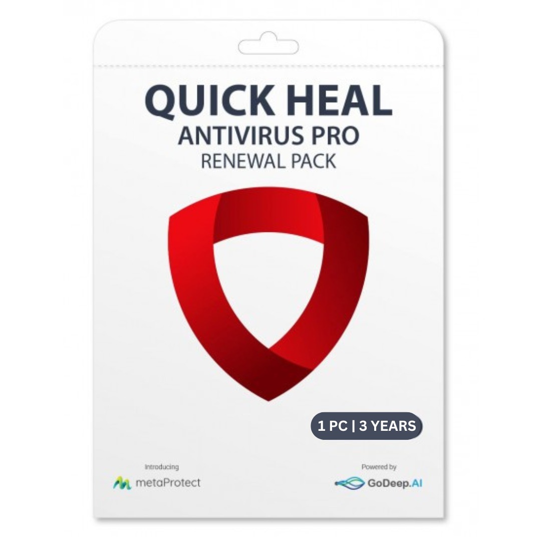 Quick Heal Pro Upgrade (Renewal)
1 PC 3 years